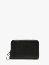Porte-monnaie Cuir Etrier Noir altesse EALT096M