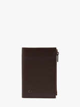 Portefeuille Porte-monnaie Cuir Etrier Marron madras EMAD619