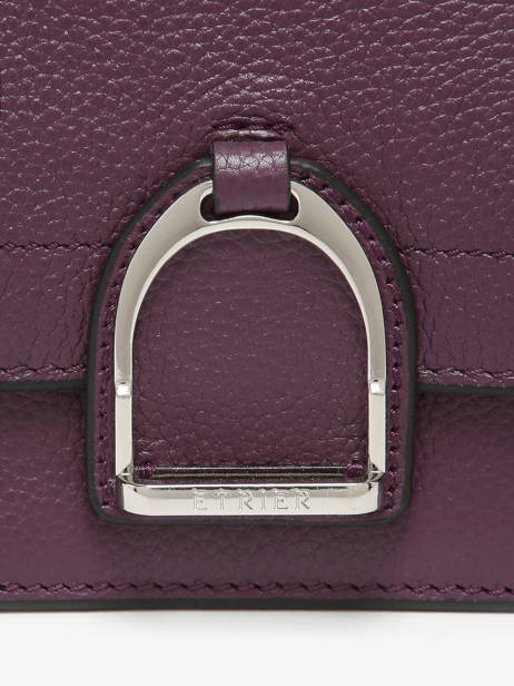 Sac BandouliÃ¨re Xs Altesse Cuir Etrier Violet altesse EALT048X vue secondaire 5