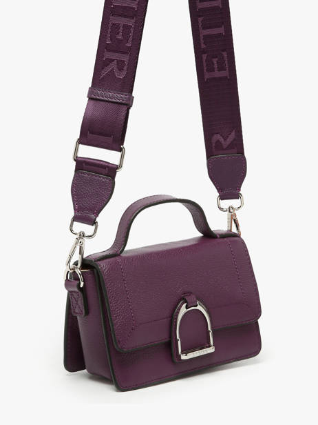 Sac BandouliÃ¨re Xs Altesse Cuir Etrier Violet altesse EALT048X vue secondaire 2