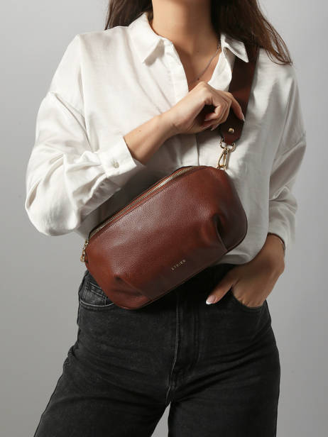 Sac Banane L Tradition Cuir Etrier Marron tradition ETRA022L vue secondaire 1